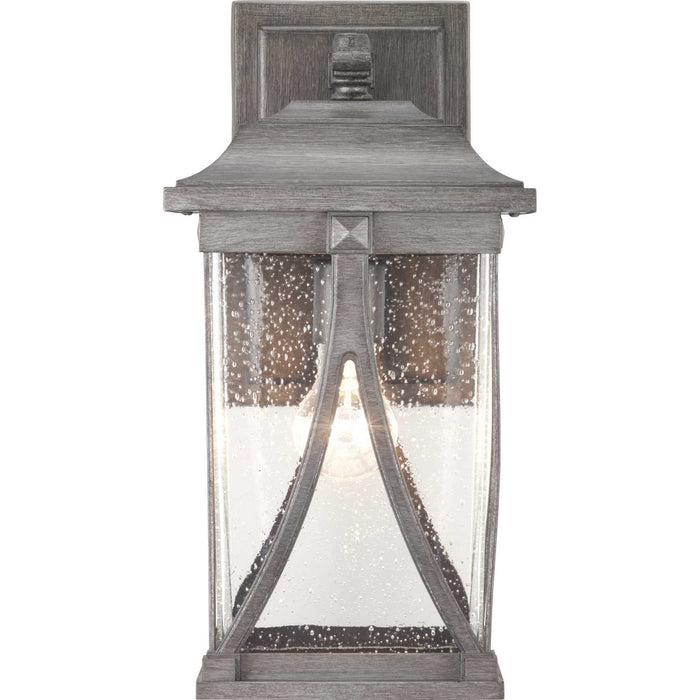 Progress Lighting P560114-103 One Light Wall Lantern, Antique Pewter
