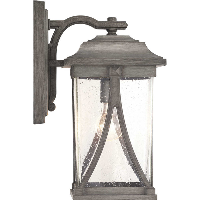 Progress Lighting P560114-103 One Light Wall Lantern, Antique Pewter