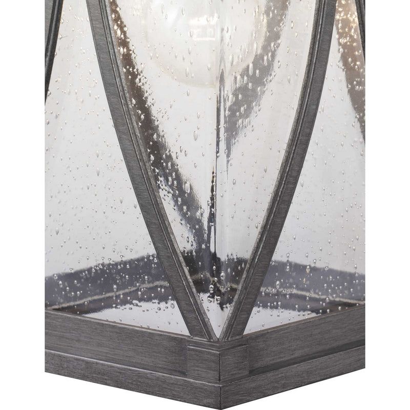 Progress Lighting P560114-103 One Light Wall Lantern, Antique Pewter