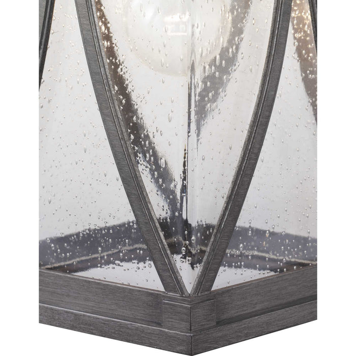 Progress Lighting P560114-103 One Light Wall Lantern, Antique Pewter