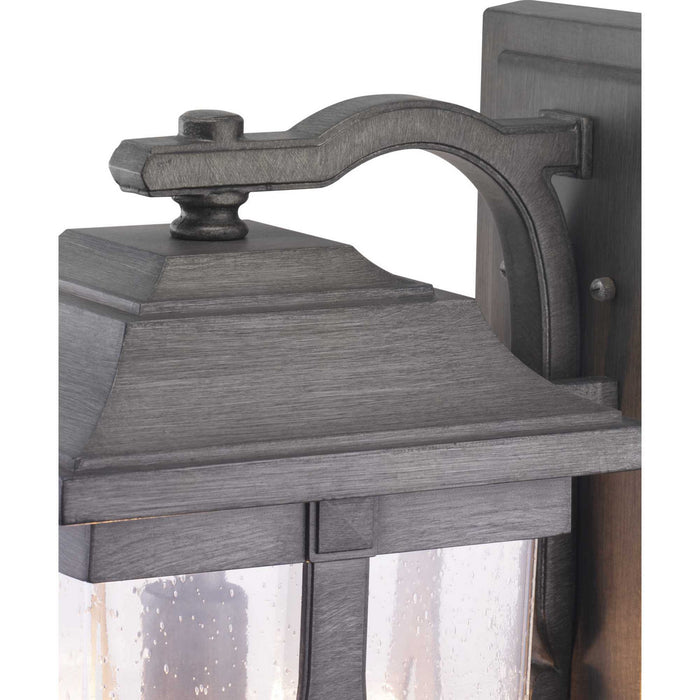 Progress Lighting P560115-103 One Light Wall Lantern, Antique Pewter