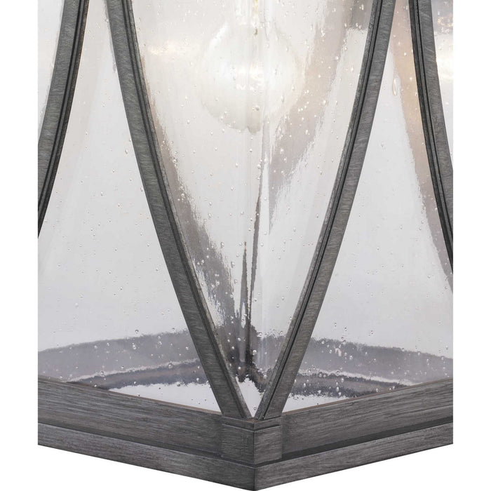 Progress Lighting P560115-103 One Light Wall Lantern, Antique Pewter