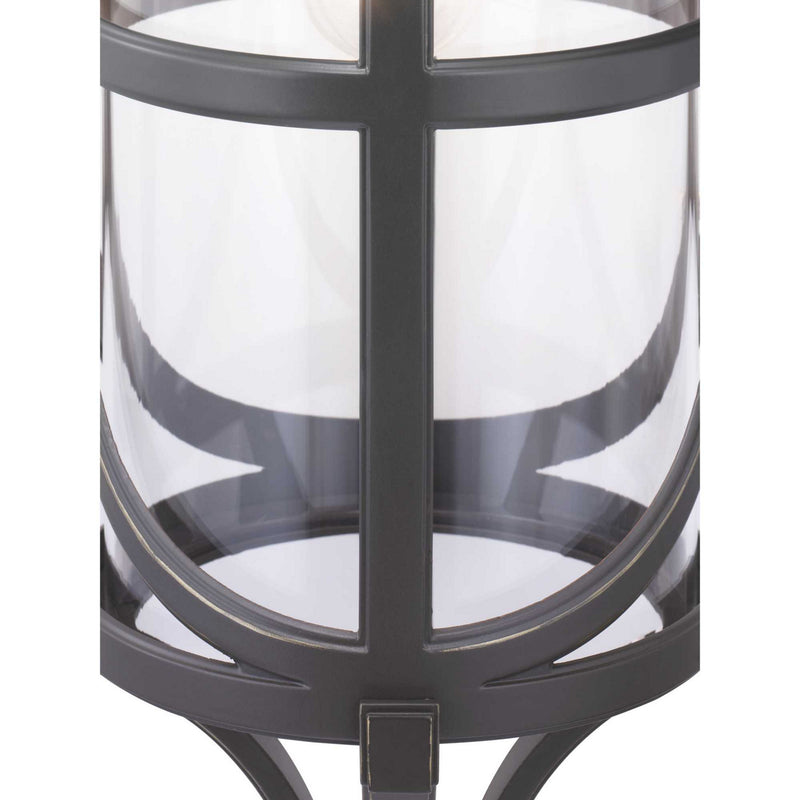 Progress Lighting P560118-020 One Light Wall Lantern, Antique Bronze