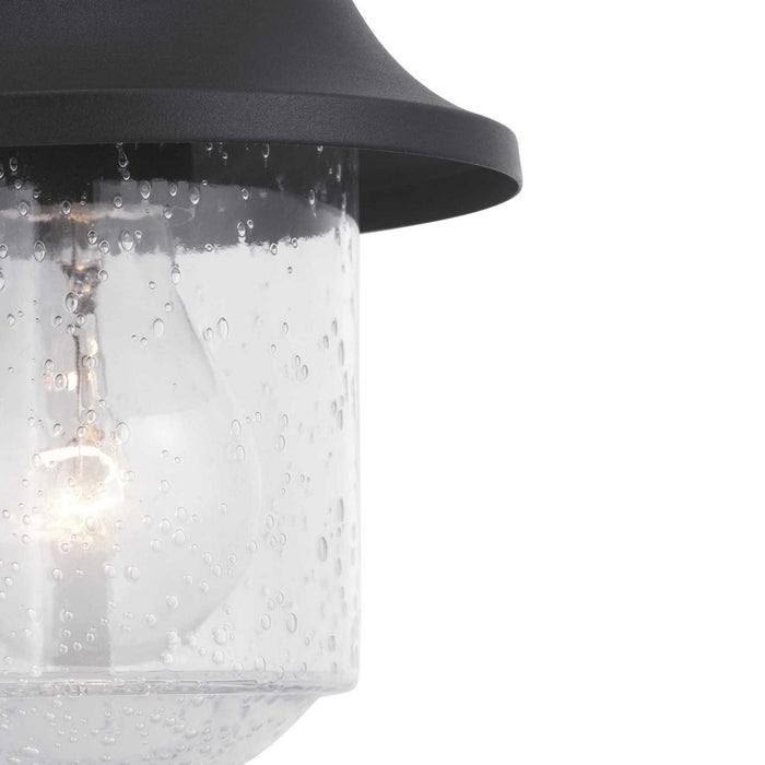 Progress Lighting P560119-031 One Light Wall Lantern, Black