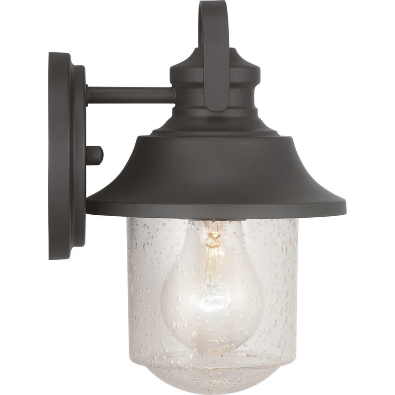 Progress Lighting P560119-129 One Light Wall Lantern, Architectural Bronze