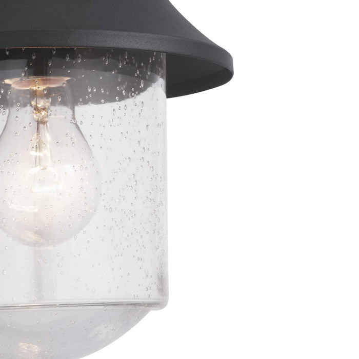 Progress Lighting P560120-031 One Light Wall Lantern, Black