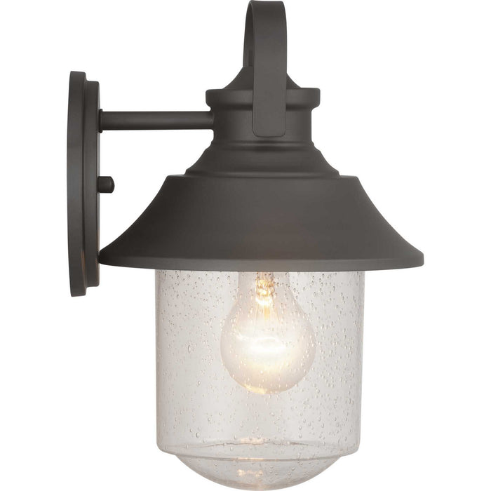 Progress Lighting P560120-129 One Light Wall Lantern, Architectural Bronze