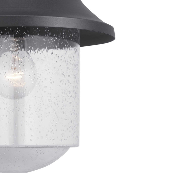 Progress Lighting P560121-031 One Light Wall Lantern, Black