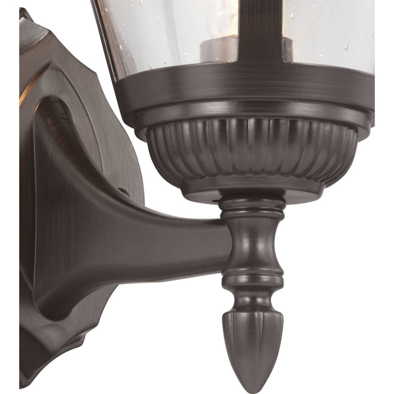 Progress Lighting P560134-020 One Light Wall Lantern, Antique Bronze