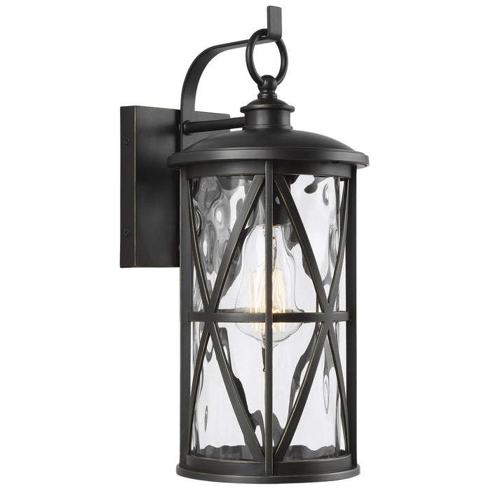 Generation Lighting OL15201ANBZ One Light Outdoor Wall Lantern, Antique Bronze