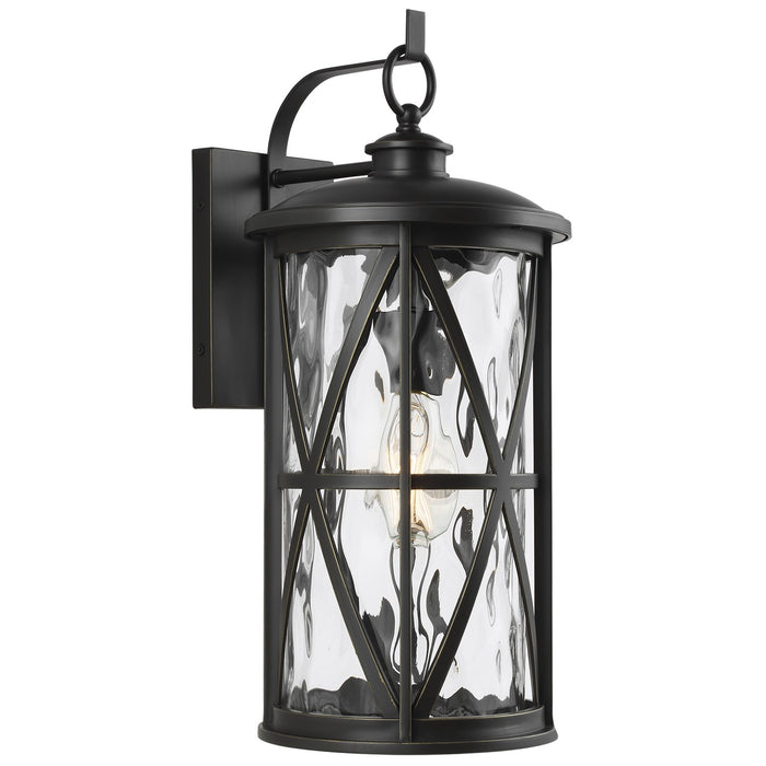 Generation Lighting OL15202ANBZ One Light Outdoor Wall Lantern, Antique Bronze