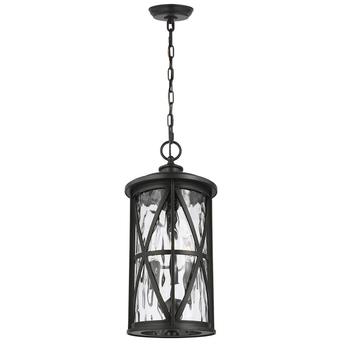 Generation Lighting OL15209ANBZ Three Light Outdoor Pendant, Antique Bronze