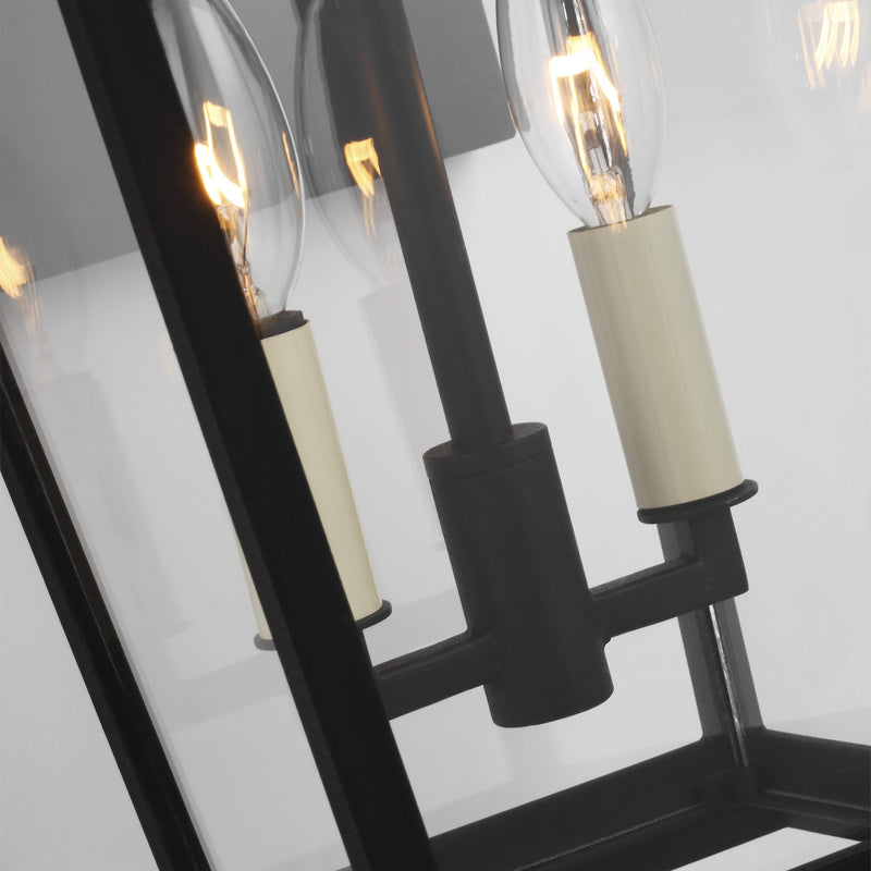 Visual Comfort Studio OL15401TXB Two Light Lantern, Textured Black