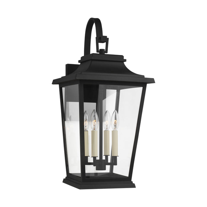 Visual Comfort Studio OL15403TXB Four Light Lantern, Textured Black