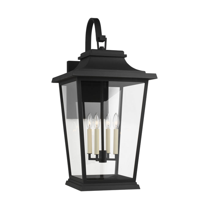 Visual Comfort Studio OL15404TXB Four Light Lantern, Textured Black