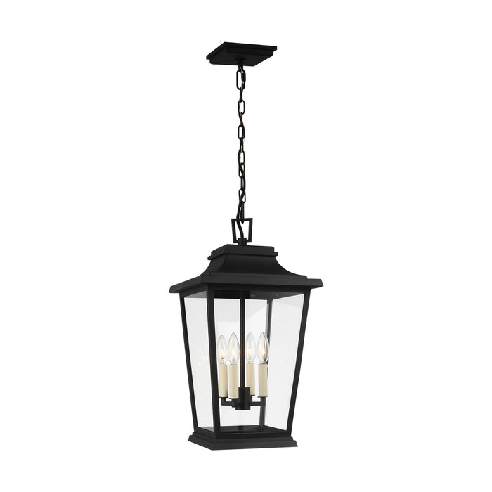 Visual Comfort Studio OL15409TXB Four Light Lantern, Textured Black