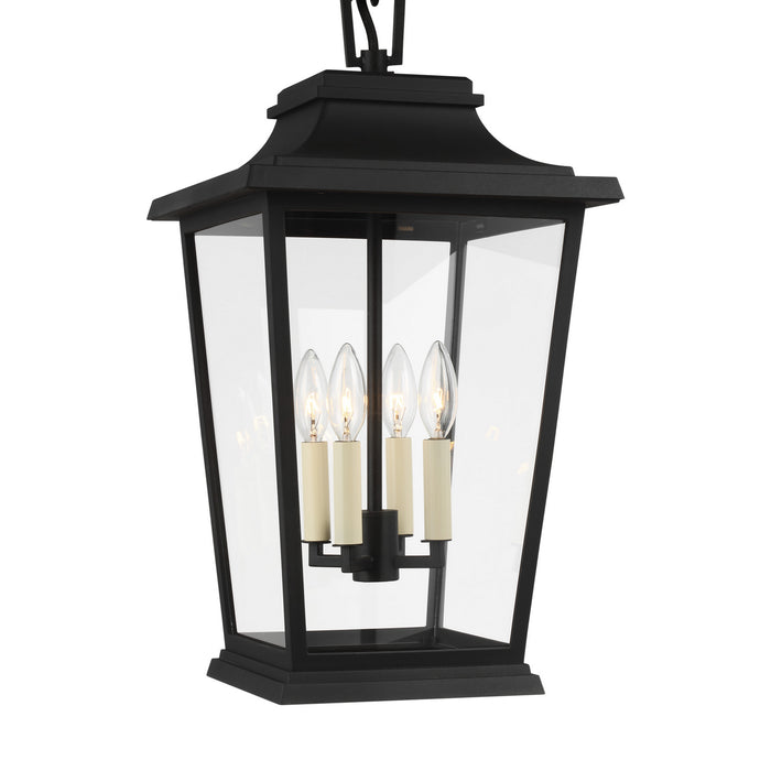 Visual Comfort Studio OL15409TXB Four Light Lantern, Textured Black