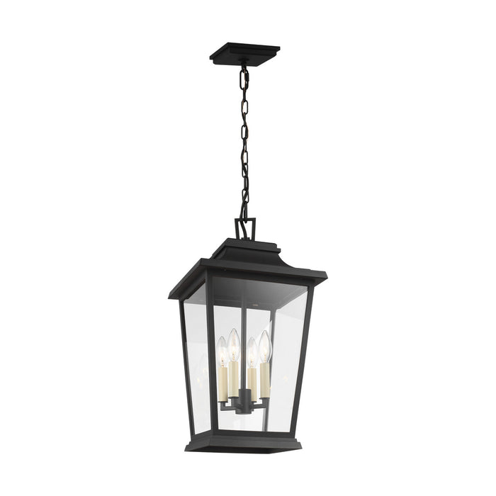 Visual Comfort Studio OL15409TXB Four Light Lantern, Textured Black