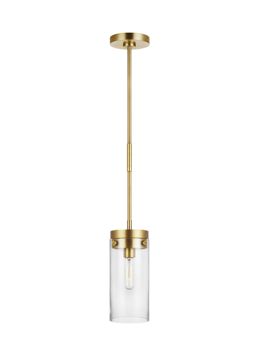Visual Comfort Studio CP1001BBS One Light Pendant, Burnished Brass