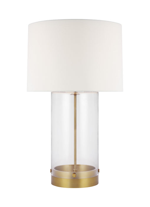 Visual Comfort Studio CT1001BBS1 One Light Table Lamp, Burnished Brass