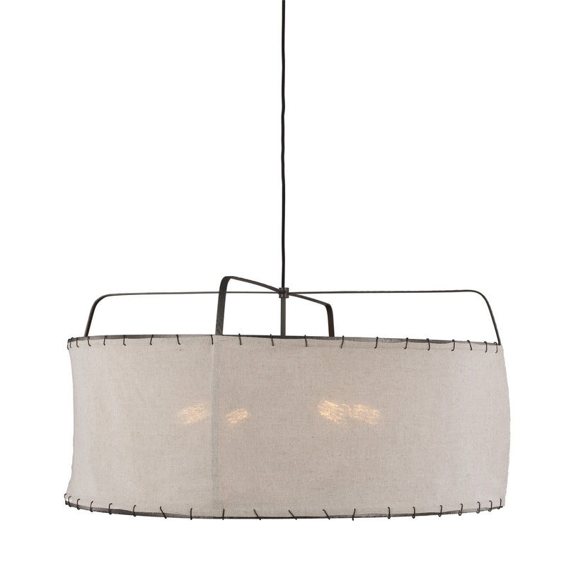 Visual Comfort Studio EP1114AI Four Light Pendant, Aged Iron