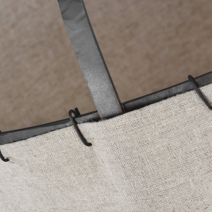 Visual Comfort Studio EP1124AI Four Light Pendant, Aged Iron