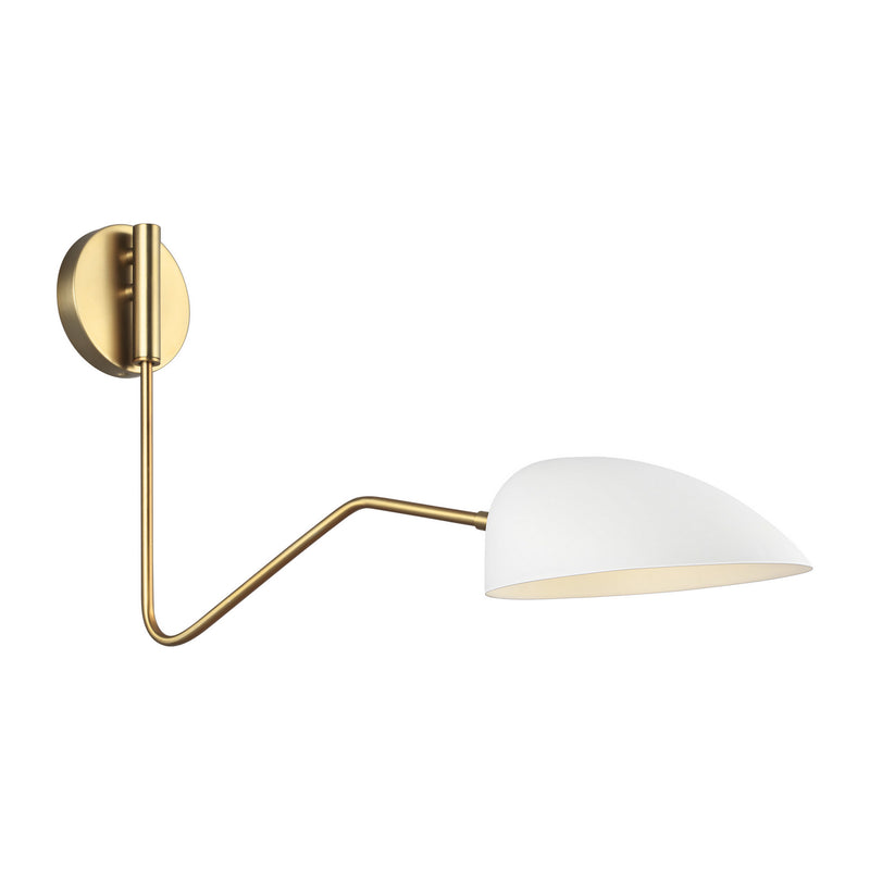 Visual Comfort Studio EW1071MWT One Light Wall Sconce, Matte White