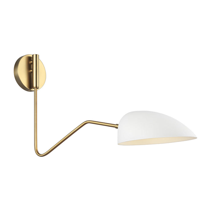 Visual Comfort Studio EW1071MWT One Light Wall Sconce, Matte White