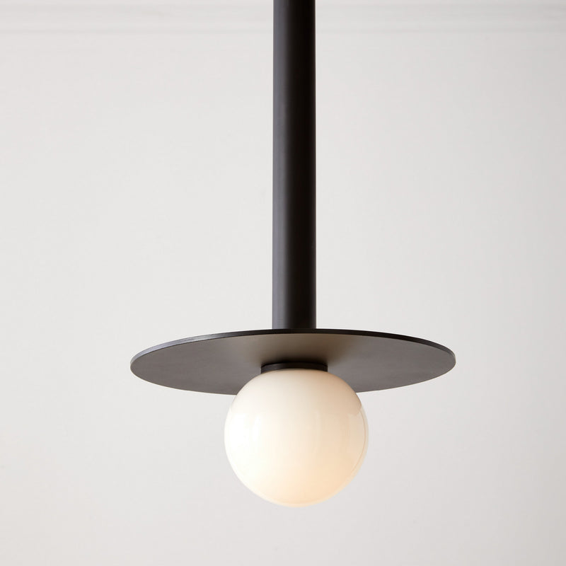 Visual Comfort Studio KP1011MBK One Light Pendant, Midnight Black