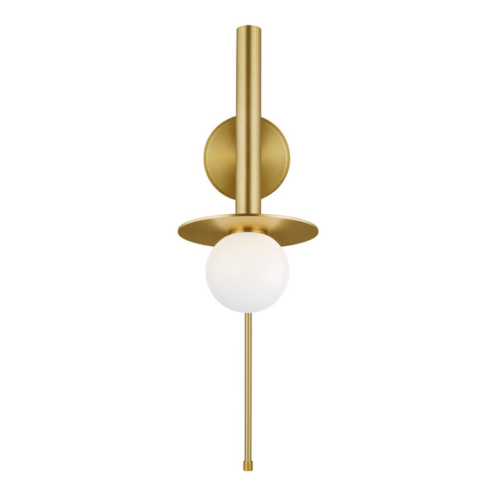 Visual Comfort Studio KW1021BBS One Light Wall Sconce, Burnished Brass