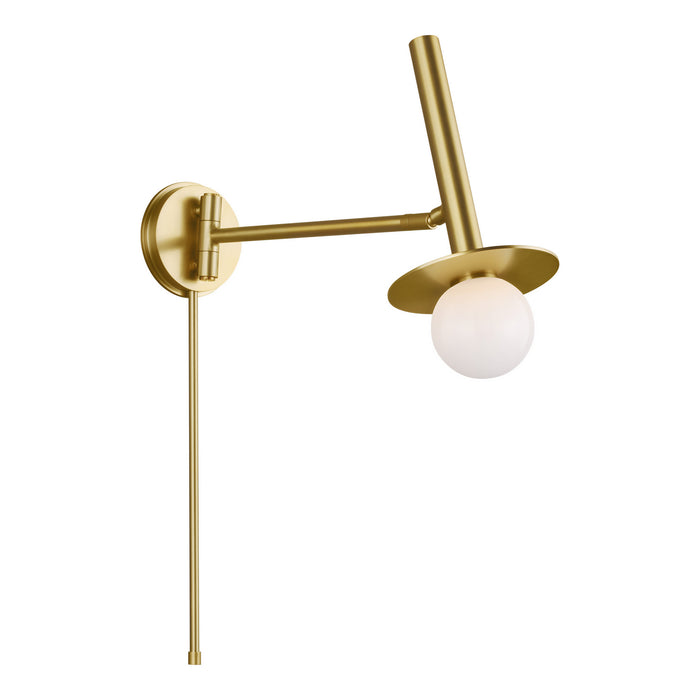 Visual Comfort Studio KW1021BBS One Light Wall Sconce, Burnished Brass