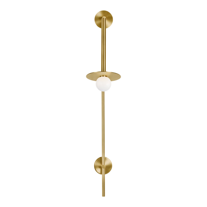 Visual Comfort Studio KW1031BBS One Light Wall Sconce, Burnished Brass