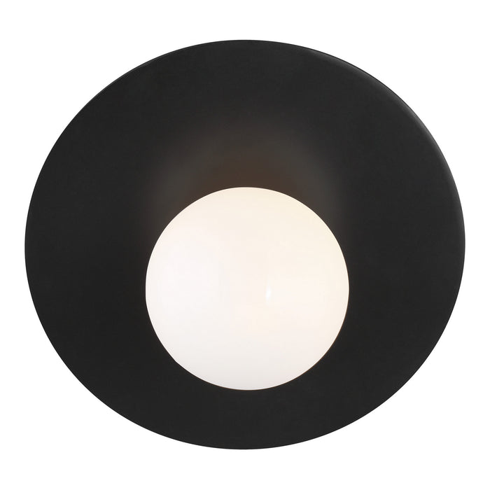 Visual Comfort Studio KW1041MBK One Light Wall Sconce, Midnight Black