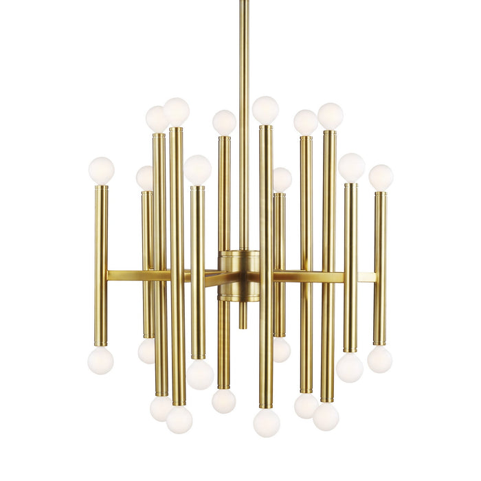 Visual Comfort Studio TC10524BBS 24 Light Chandelier, Burnished Brass (Display - Final Sale)