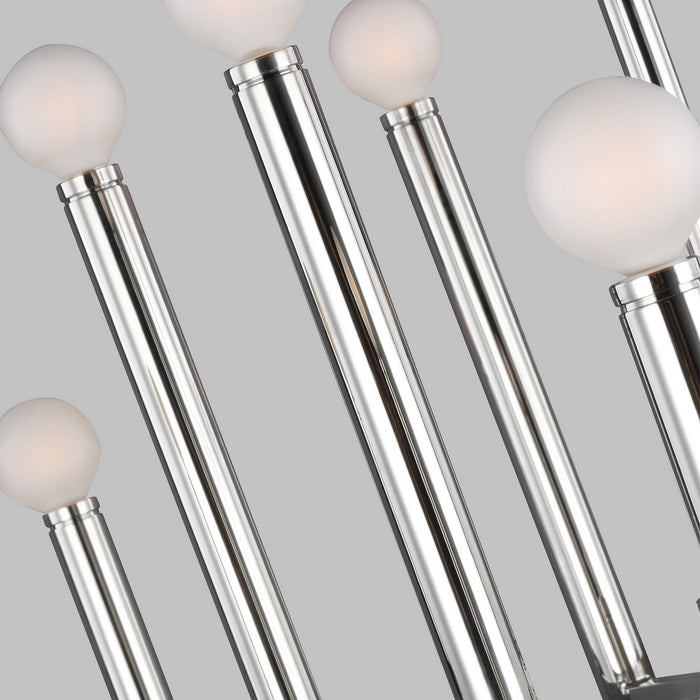 Visual Comfort Studio TC10624PN 24 Light Chandelier, Polished Nickel