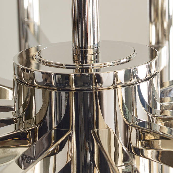 Visual Comfort Studio TC10624PN 24 Light Chandelier, Polished Nickel