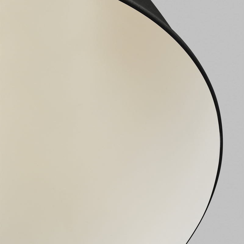 Visual Comfort Studio TP1051AI One Light Pendant, Aged Iron
