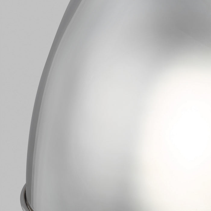 Visual Comfort Studio TP1061PN One Light Pendant, Polished Nickel