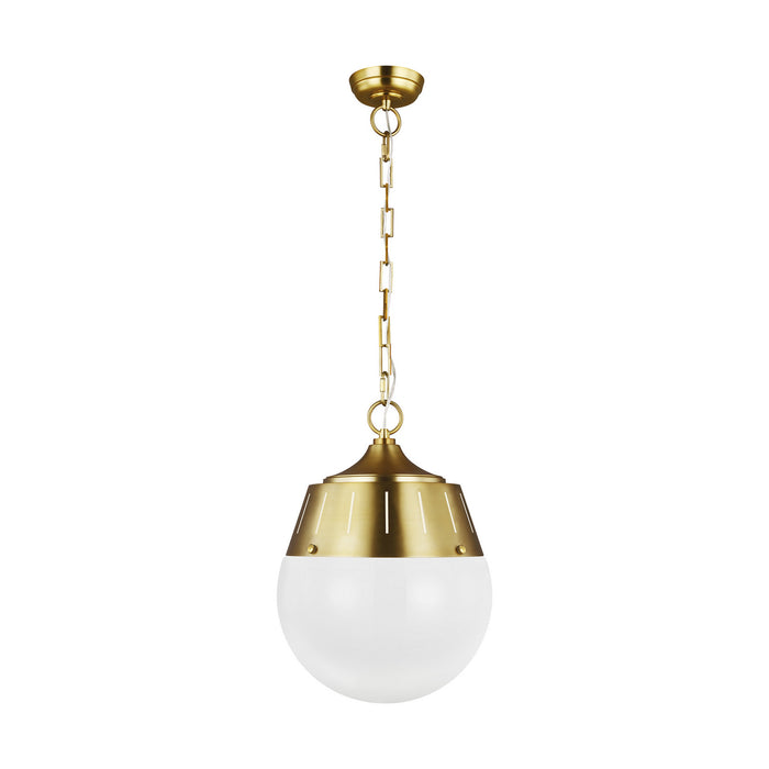 Visual Comfort Studio TP1092BBS Two Light Pendant, Burnished Brass