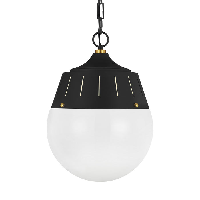 Visual Comfort Studio TP1092MBK/BBS Two Light Pendant, Midnight Black