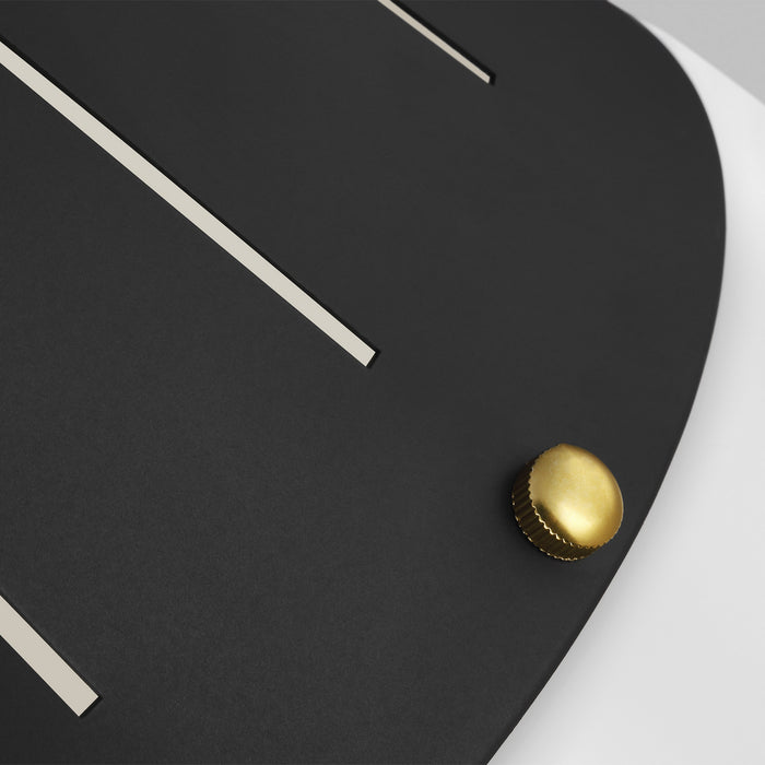 Visual Comfort Studio TP1092MBK/BBS Two Light Pendant, Midnight Black