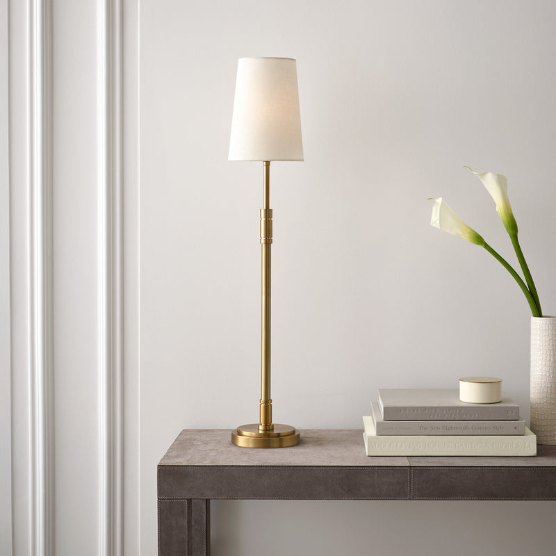 Visual Comfort Studio TT1021BBS1 One Light Table Lamp, Burnished Brass