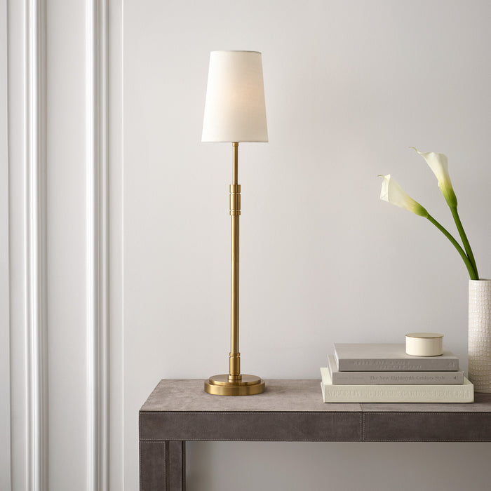 Visual Comfort Studio TT1021BBS1 One Light Table Lamp, Burnished Brass