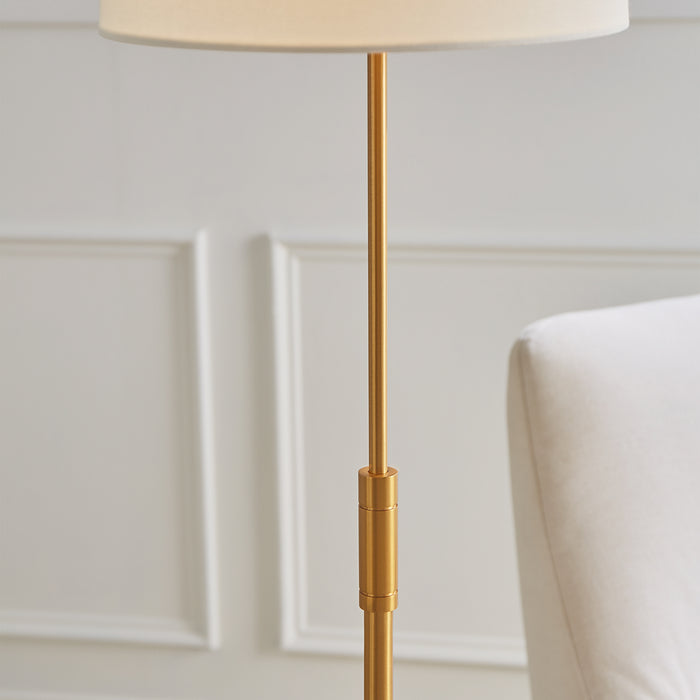 Visual Comfort Studio TT1031BBS1 One Light Floor Lamp, Burnished Brass