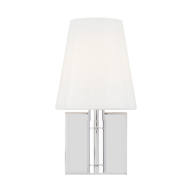 Visual Comfort Studio TV1011PN One Light Wall Sconce, Polished Nickel
