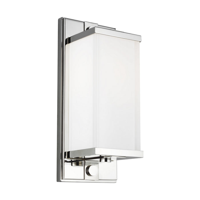 Visual Comfort Studio TV1211PN One Light Wall Sconce, Polished Nickel