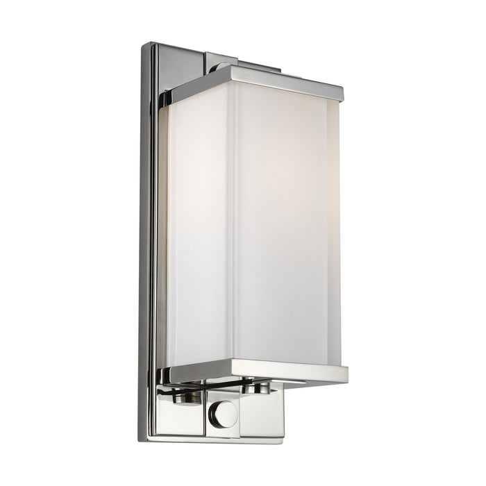 Visual Comfort Studio TV1211PN One Light Wall Sconce, Polished Nickel