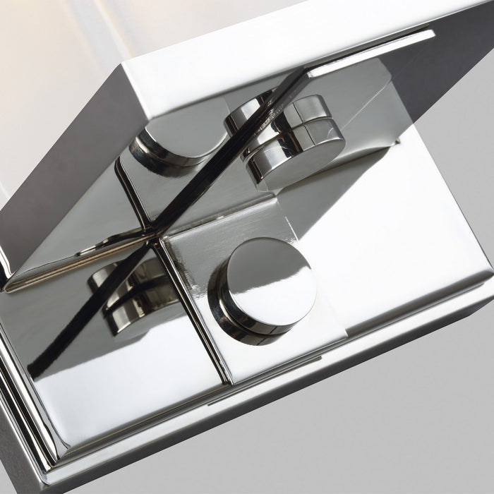 Visual Comfort Studio TV1222PN Two Light Wall Sconce, Polished Nickel