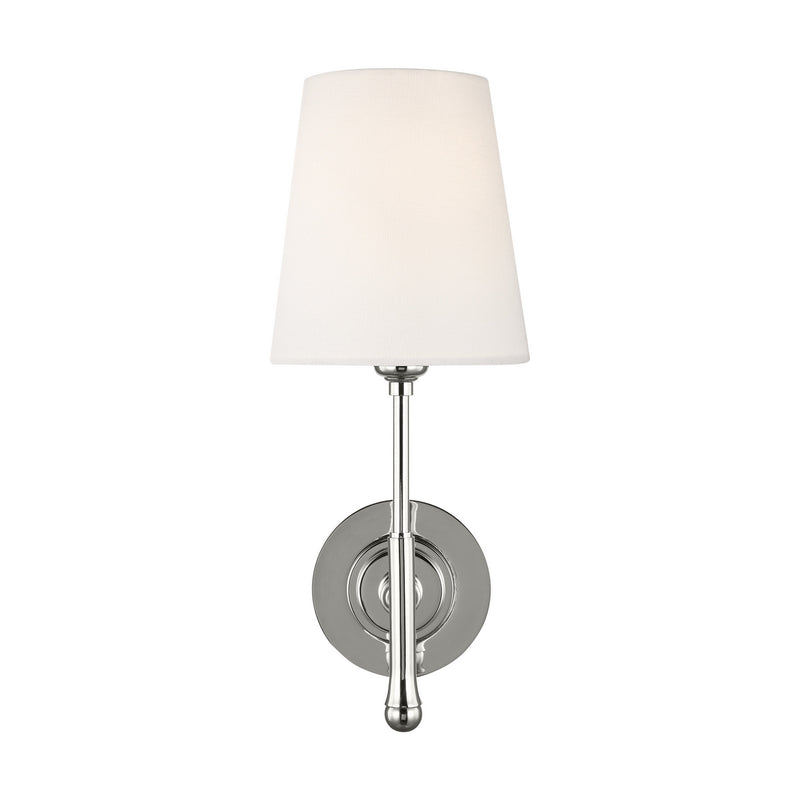 Visual Comfort Studio TW1001PN One Light Wall Sconce, Polished Nickel