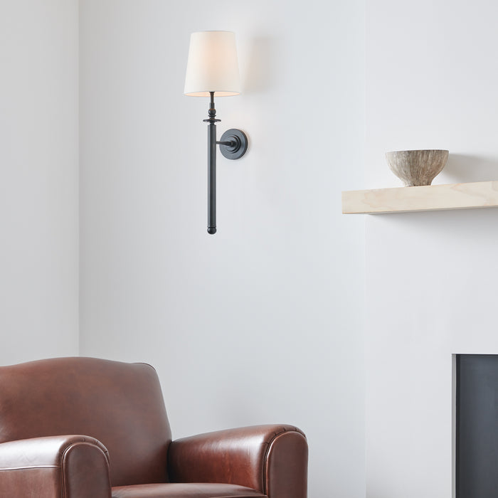 Visual Comfort Studio TW1021AI One Light Wall Sconce, Aged Iron